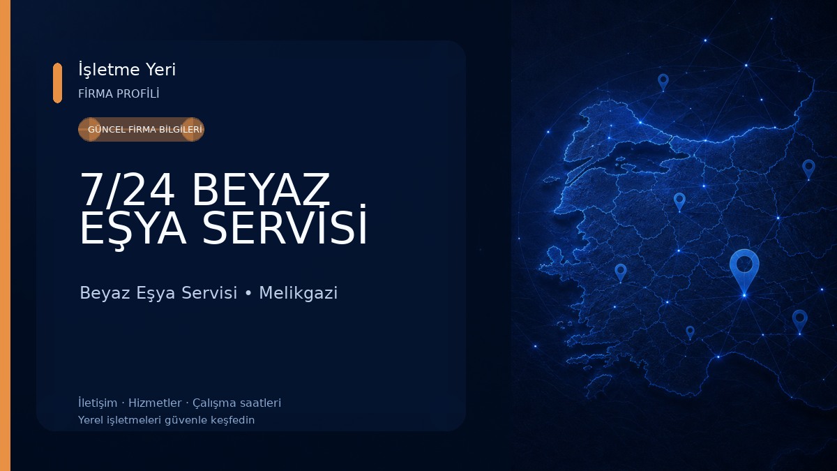 7/24 BEYAZ EŞYA SERVİSİ Beyaz Eşya Servisi
