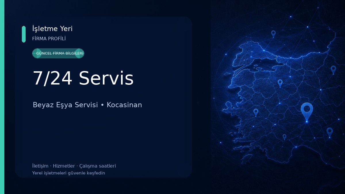 7/24 Servis Beyaz Eşya Servisi