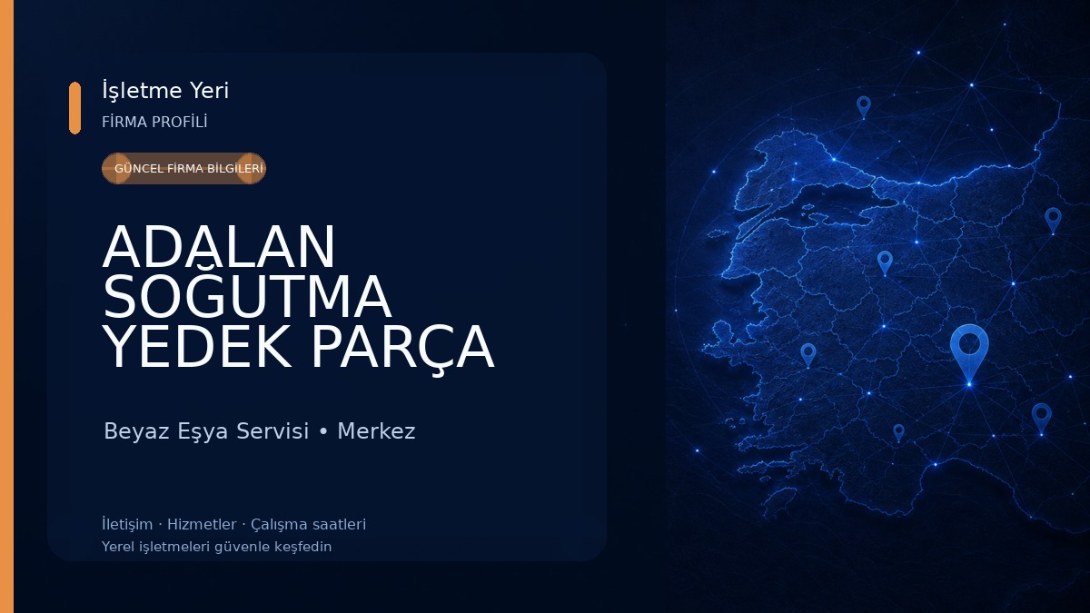 ADALAN SOĞUTMA YEDEK PARÇA
