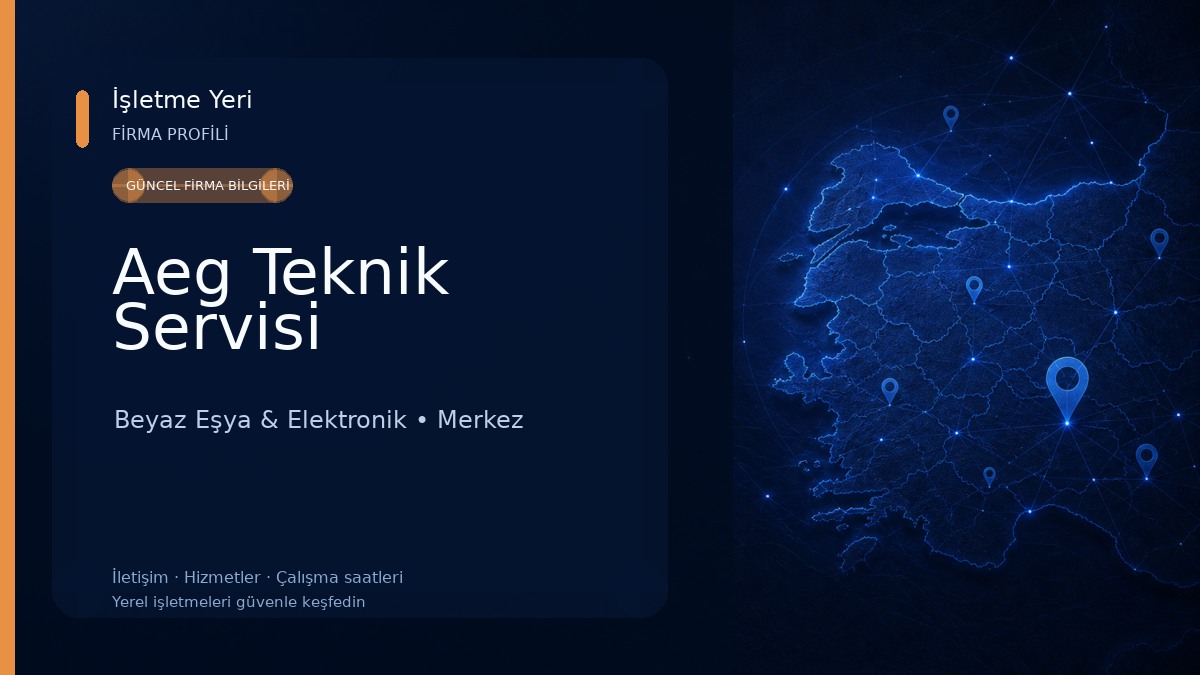 Aeg Teknik Servisi Beyaz Eşya & Elektronik