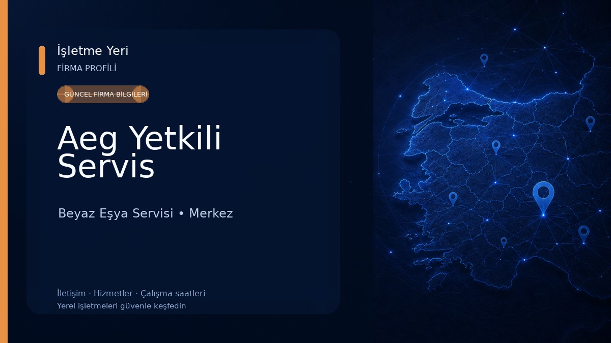 Aeg Yetkili Servis 