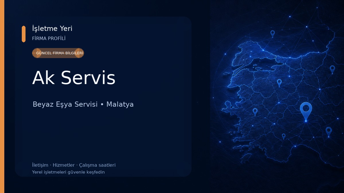 Ak Servis Beyaz Eşya Servisi