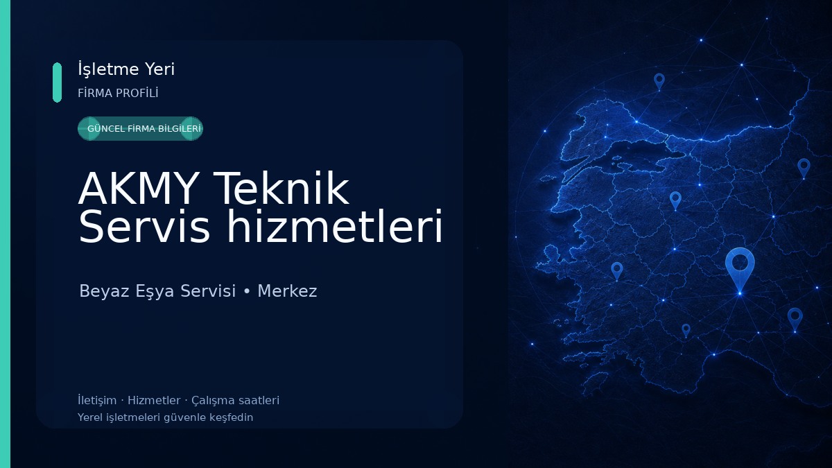 AKMY Teknik Servis hizmetleri Beyaz Eşya Servisi