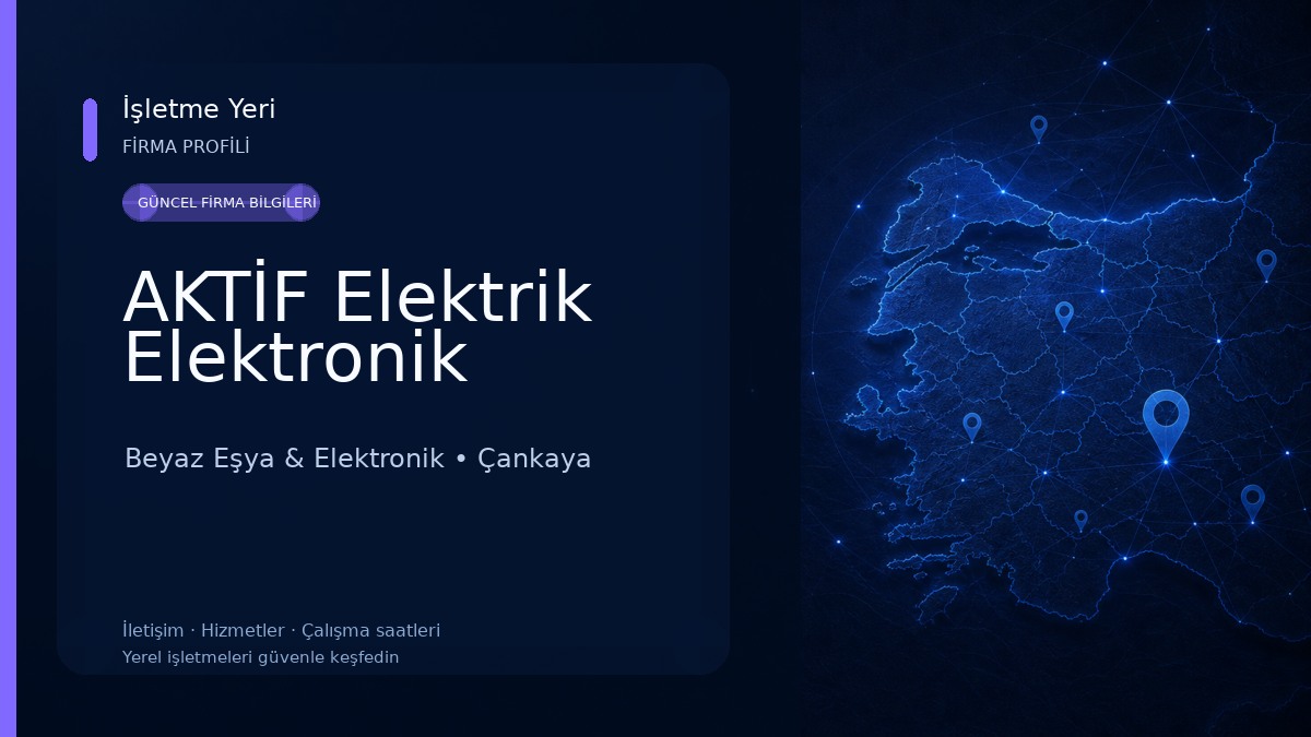 AKTİF Elektrik Elektronik