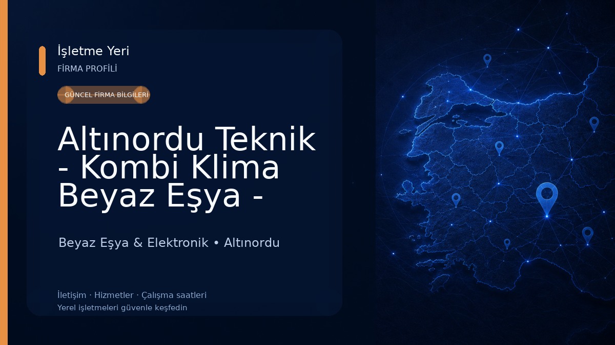 Altınordu Teknik - Kombi Klima Beyaz Eşya - Kart tamiri - TA7KRM 