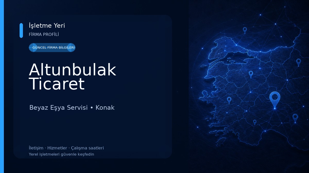 Altunbulak Ticaret Beyaz Eşya Servisi