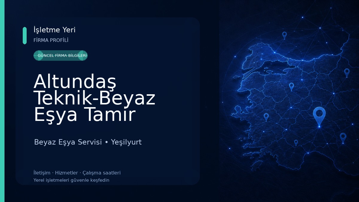 Altundaş Teknik-Beyaz Eşya Tamir Bakım Servisi