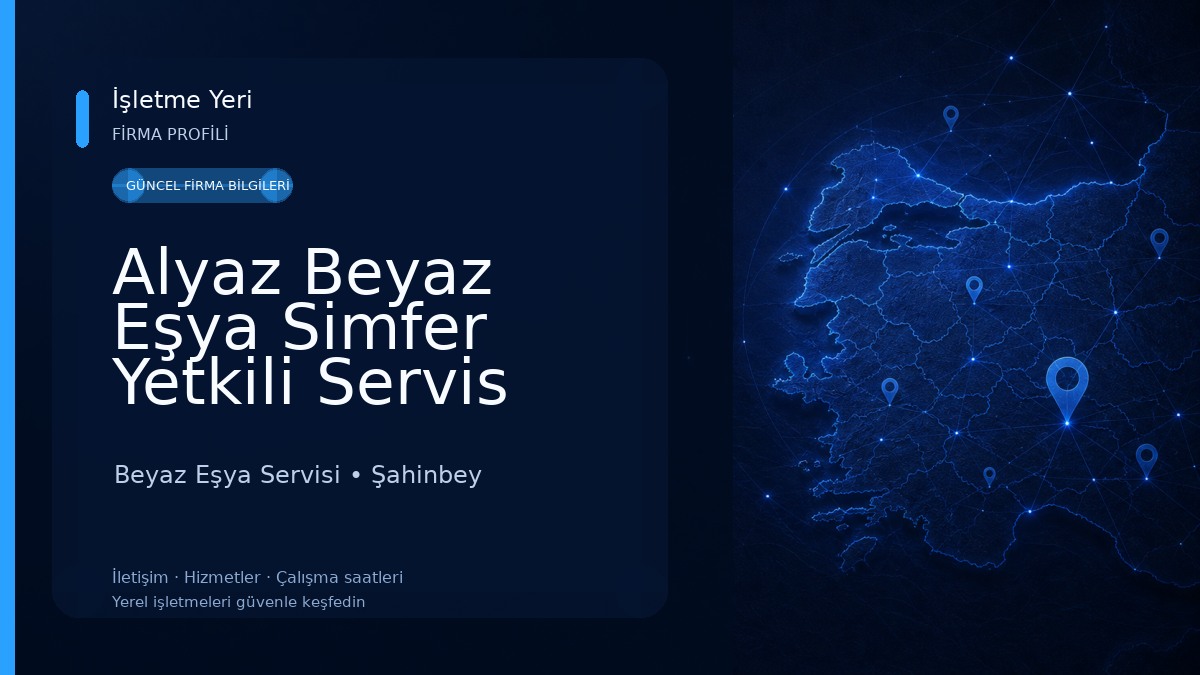 Alyaz Beyaz Eşya Simfer Yetkili Servis 