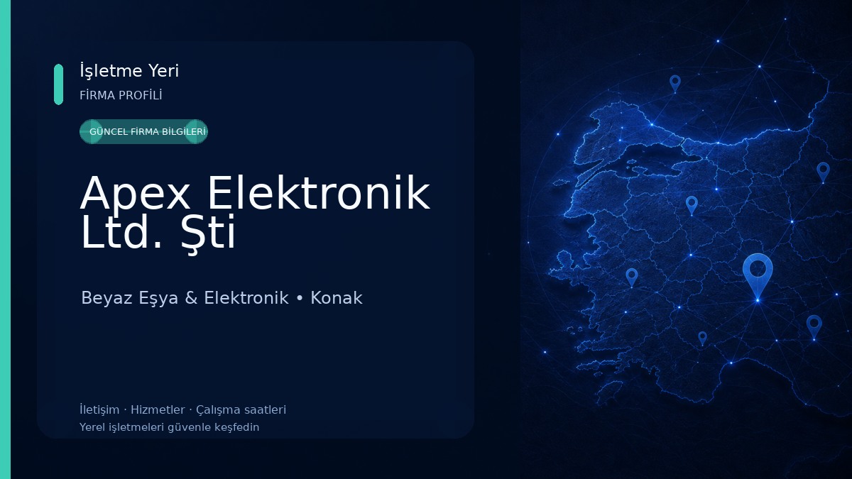 Apex Elektronik Ltd. Şti Beyaz Eşya & Elektronik