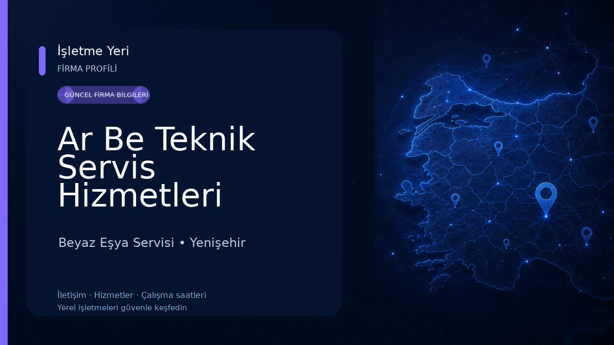 Ar Be Teknik Servis Hizmetleri Beyaz Eşya Servisi