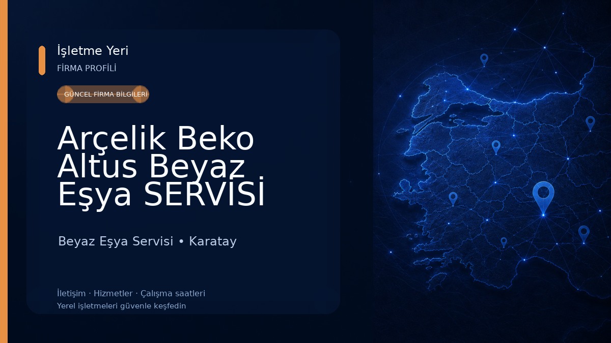 Arçelik Beko Altus Beyaz Eşya SERVİSİ Beyaz Eşya Servisi