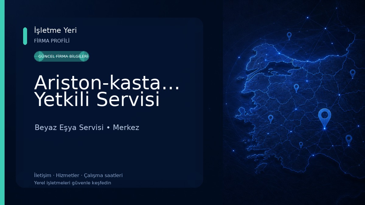 Ariston-kastamonu Yetkili Servisi 
