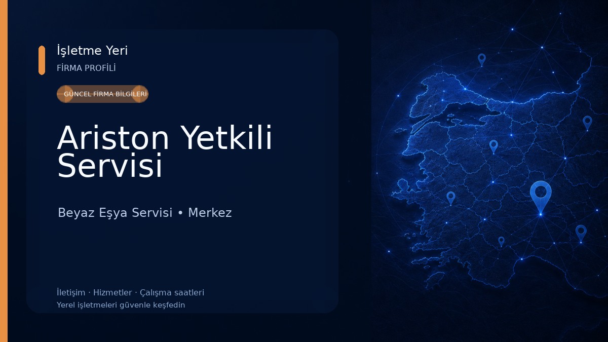 Ariston Yetkili Servisi 