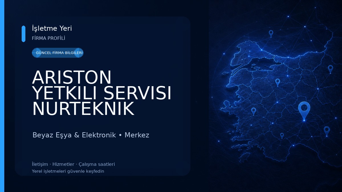 ARISTON YETKILI SERVISI NURTEKNIK BEYAZ EŞYA Beyaz Eşya & Elektronik
