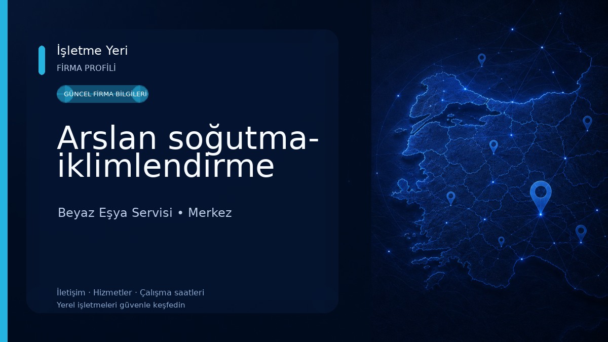Arslan soğutma- iklimlendirme