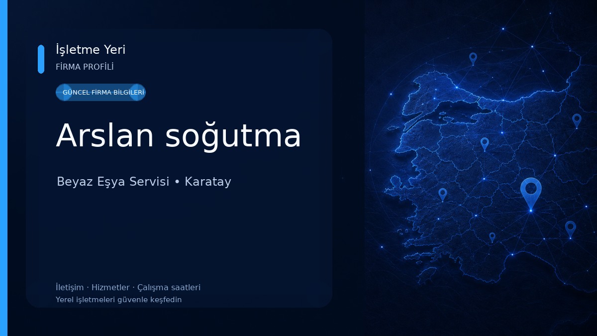 Arslan soğutma 