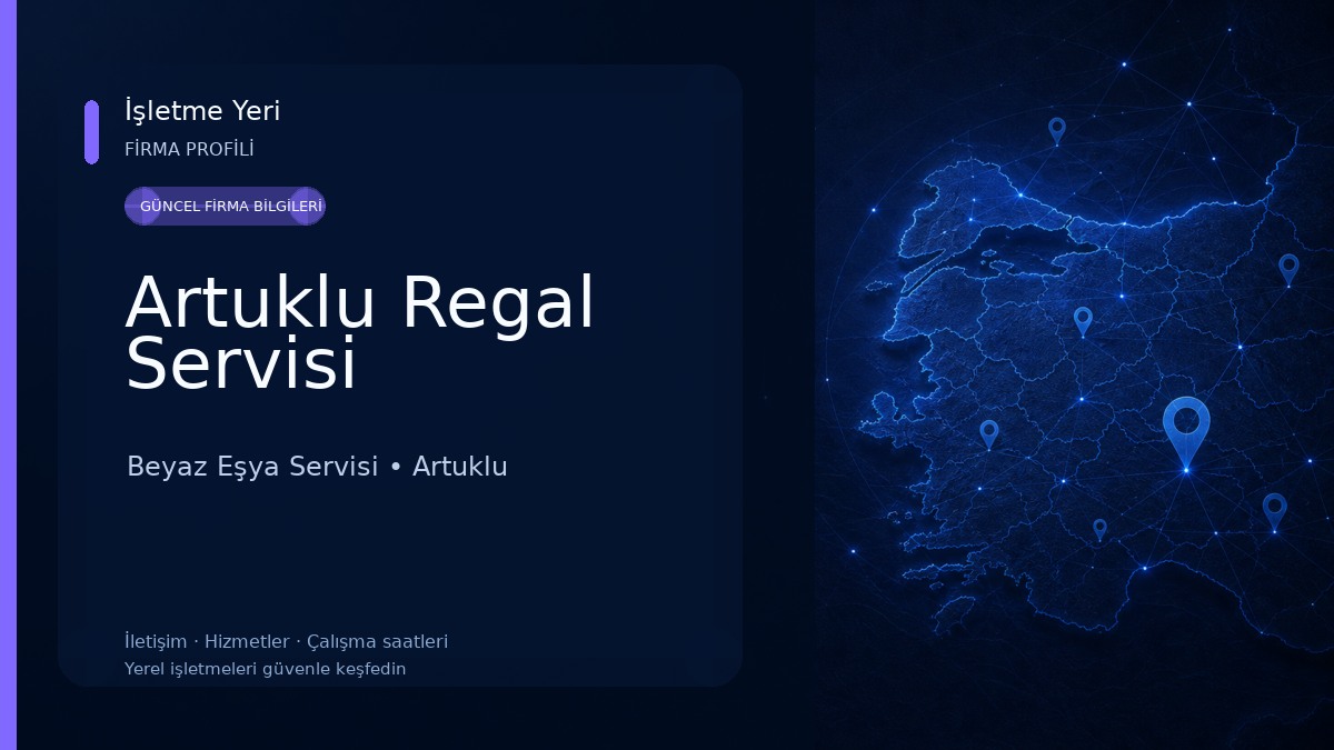Artuklu Regal Servisi