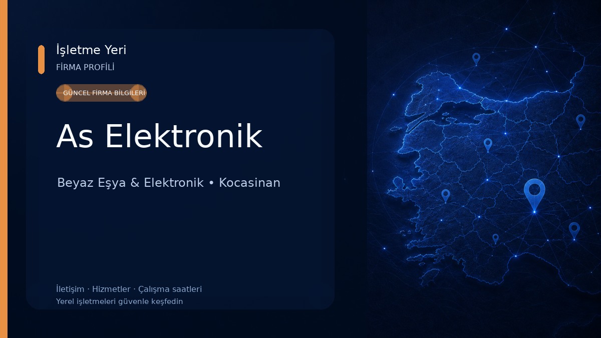 As Elektronik Beyaz Eşya & Elektronik