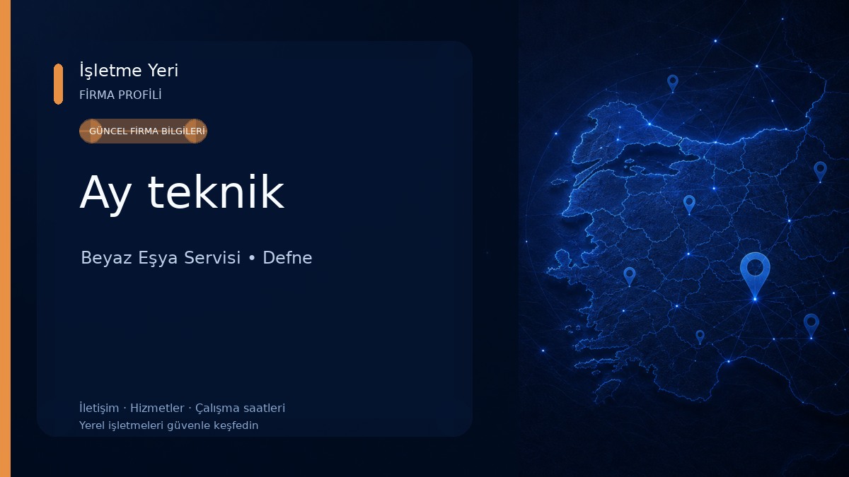 Ay teknik Beyaz Eşya Servisi