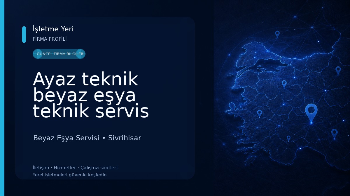 Ayaz teknik beyaz eşya teknik servis 