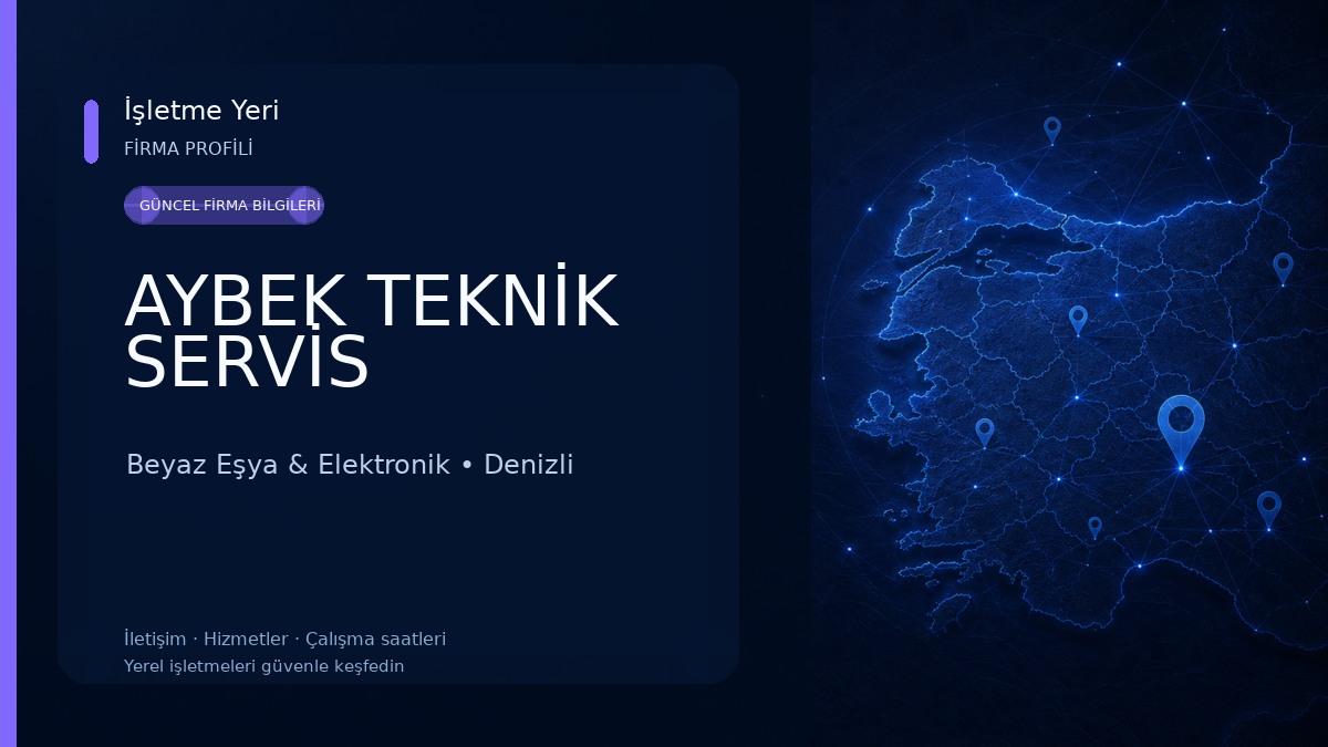 AYBEK TEKNİK SERVİS