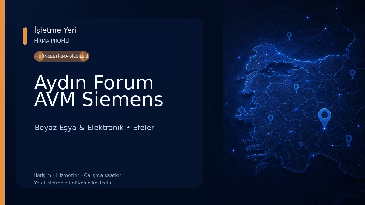 Aydın Forum AVM Siemens