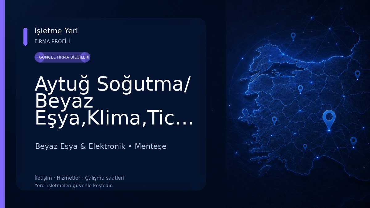Aytuğ Soğutma/ Beyaz Eşya,Klima,Ticari Soğutucu Servisi Beyaz Eşya & Elektronik