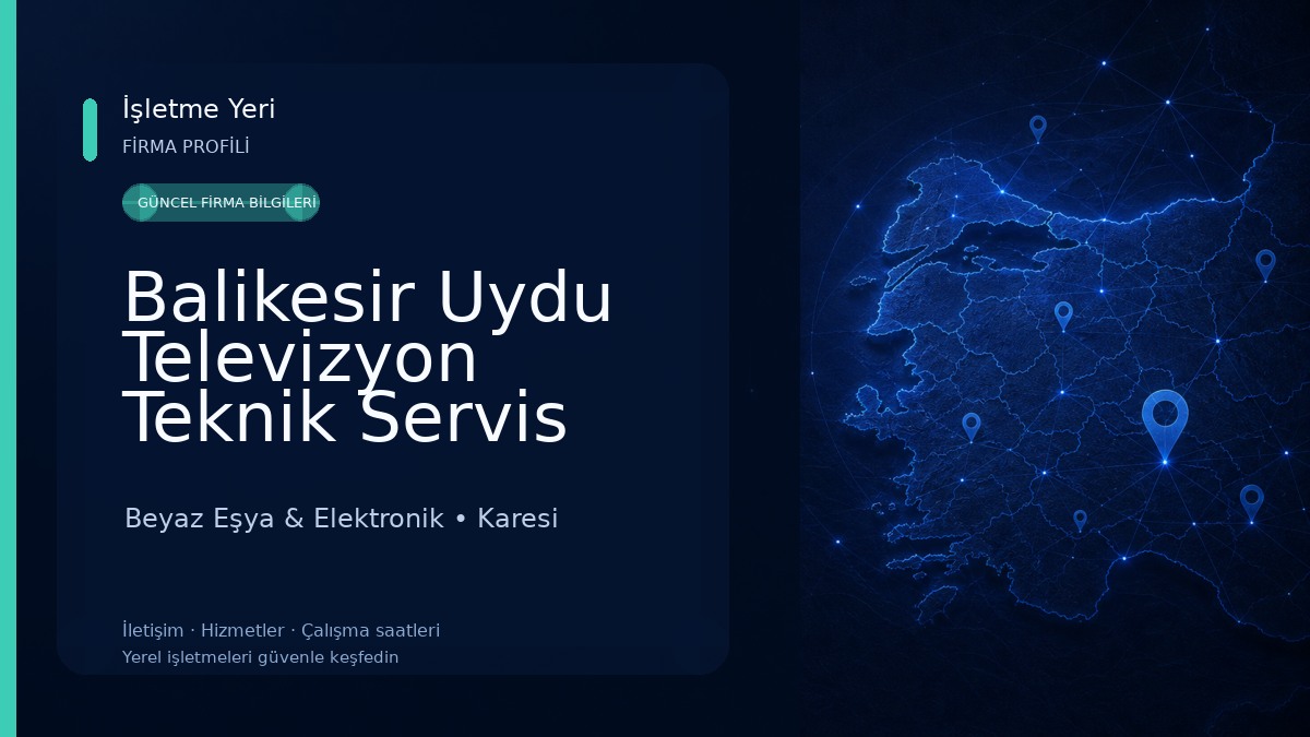 Balikesir Uydu Televizyon Teknik Servis