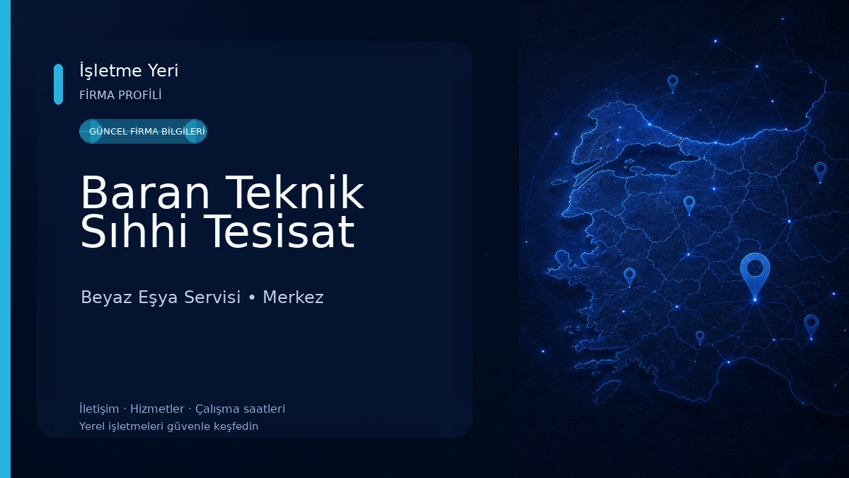 Baran Teknik Sıhhi Tesisat 