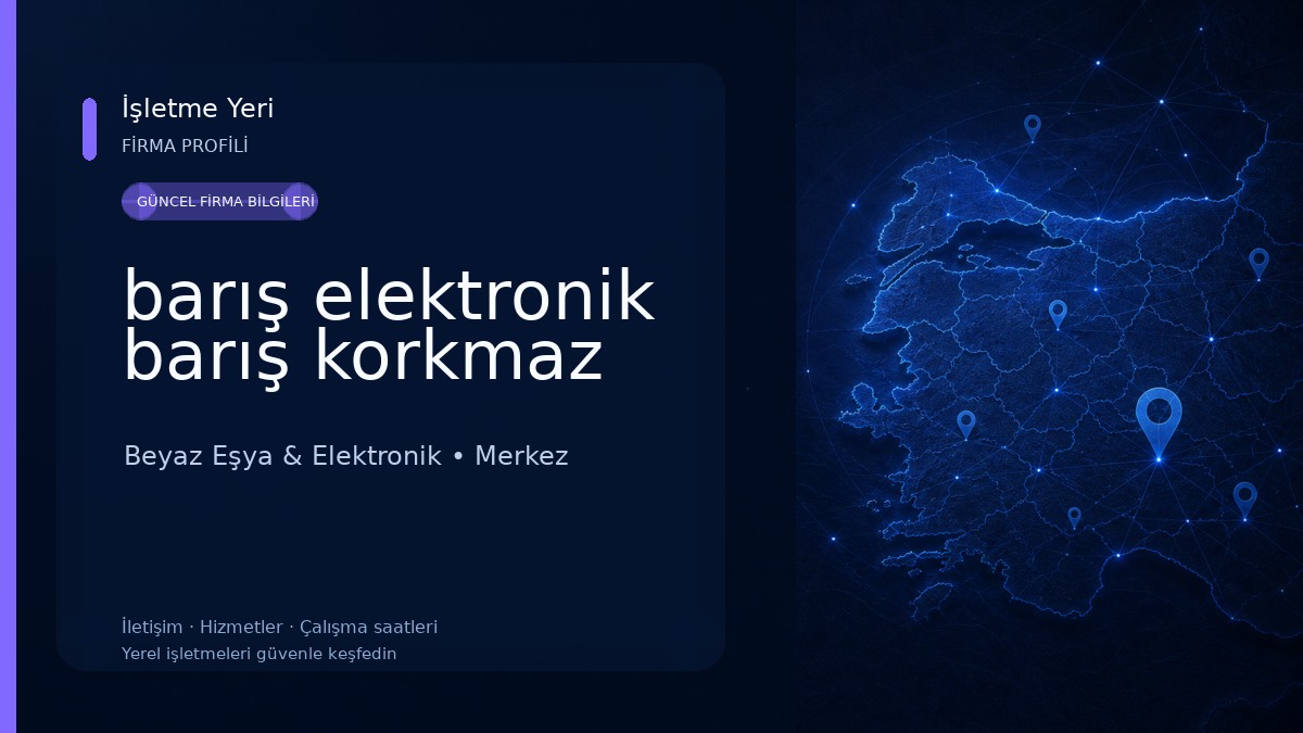 barış elektronik barış korkmaz 