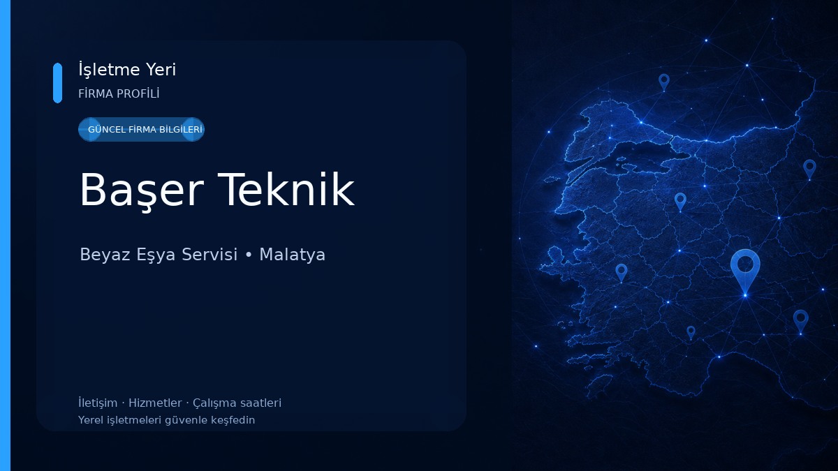 Başer Teknik Beyaz Eşya Servisi