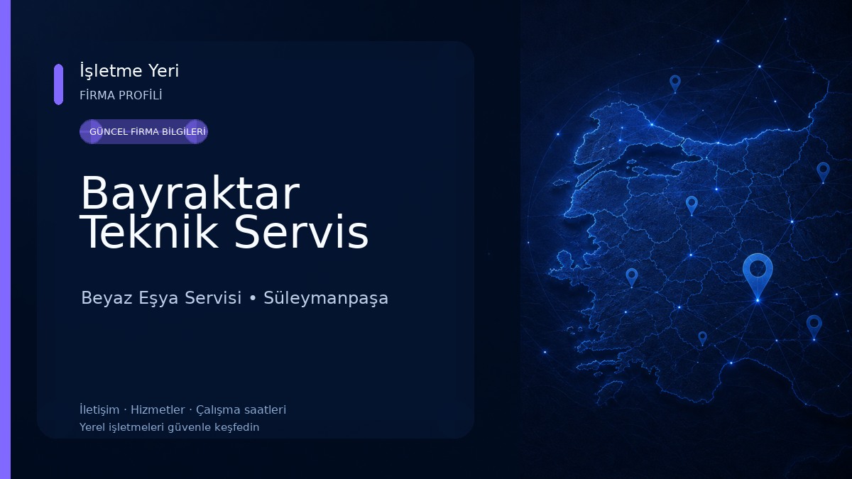Bayraktar Teknik Servis Beyaz Eşya Servisi