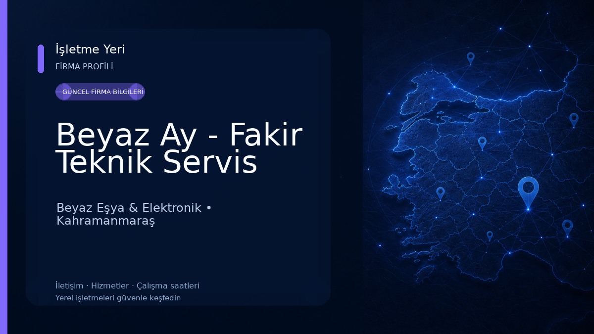 Beyaz Ay - Fakir Teknik Servis