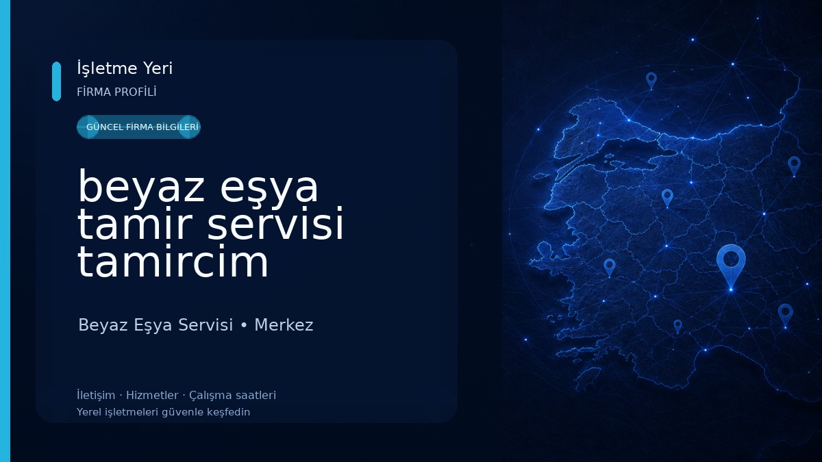 beyaz eşya tamir servisi tamircim 