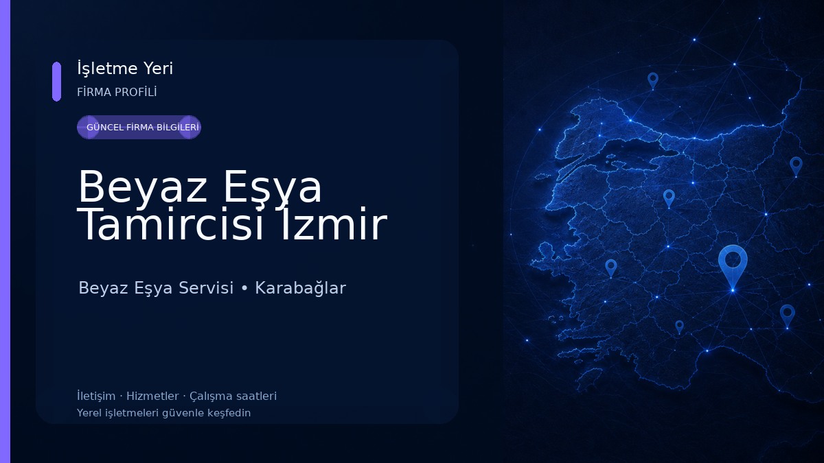 Beyaz Eşya Tamircisi İzmir Beyaz Eşya Servisi