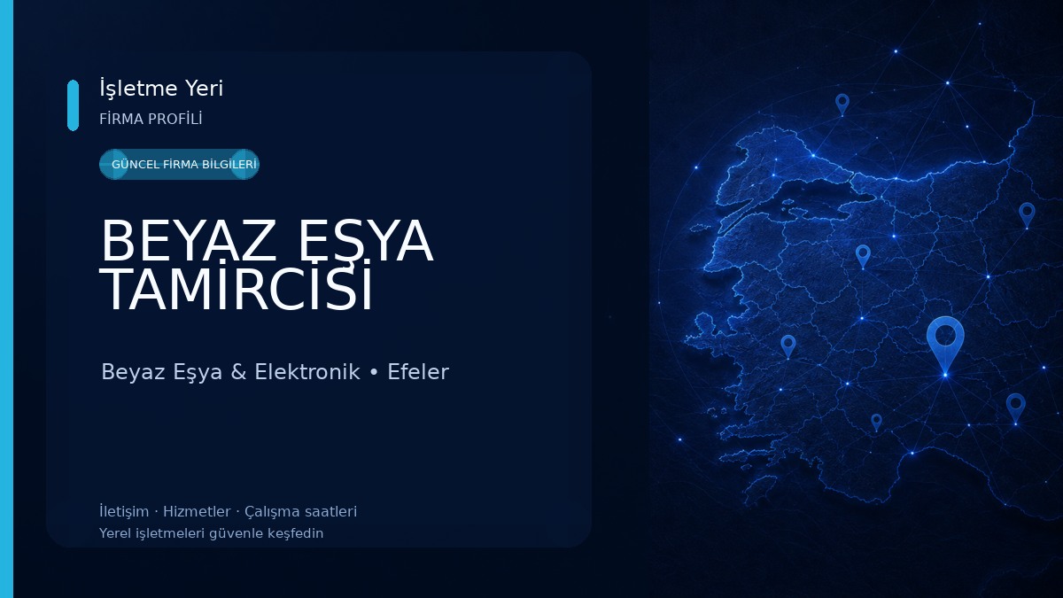 BEYAZ EŞYA TAMİRCİSİ Beyaz Eşya & Elektronik