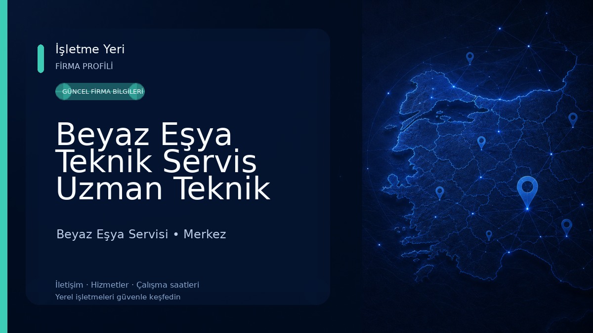 Beyaz Eşya Teknik Servis Uzman Teknik Beyaz Eşya Servisi