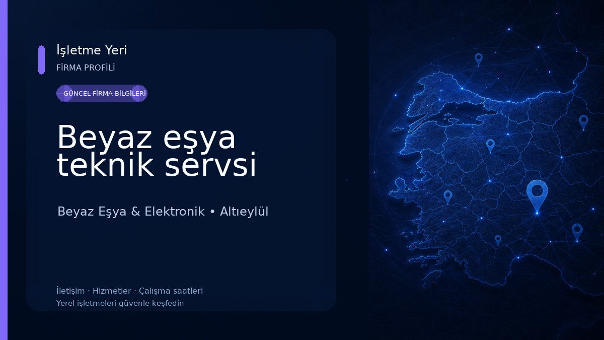 Beyaz eşya teknik servsi Beyaz Eşya & Elektronik