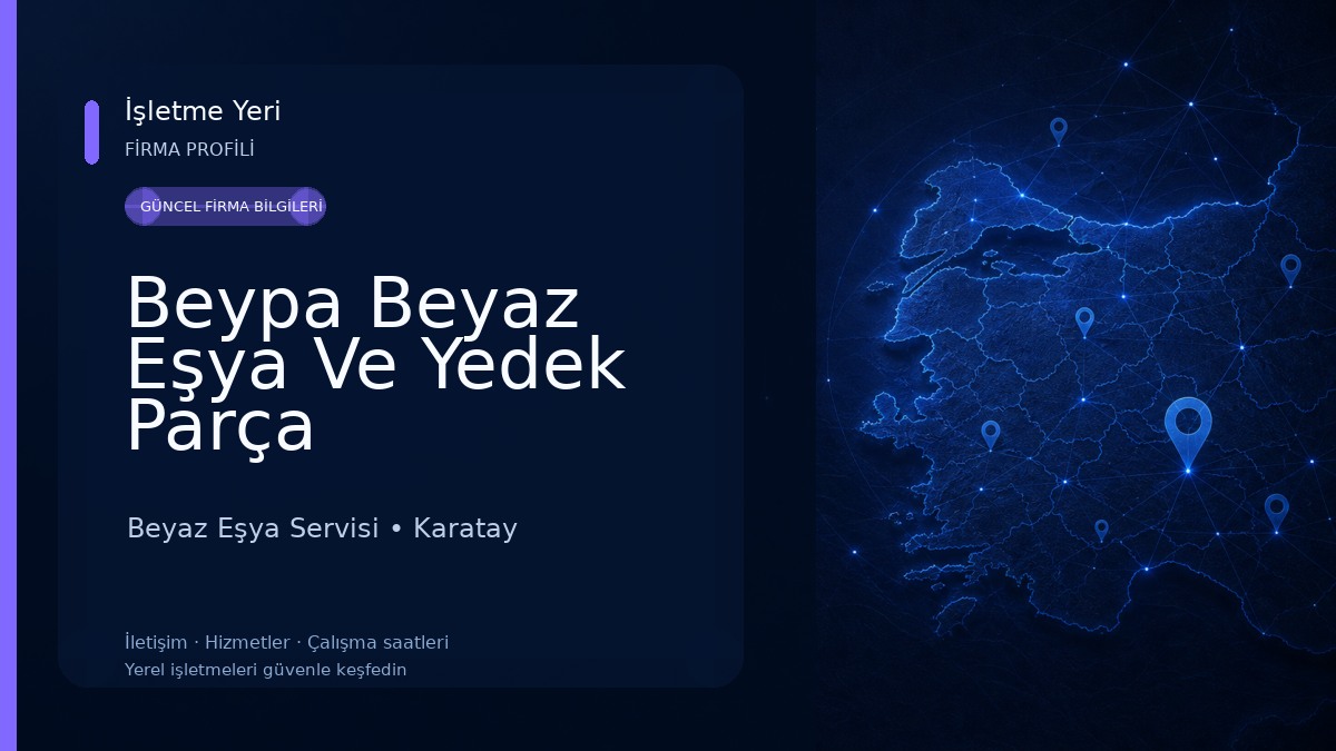 Beypa Beyaz Eşya Ve Yedek Parça Beyaz Eşya Servisi