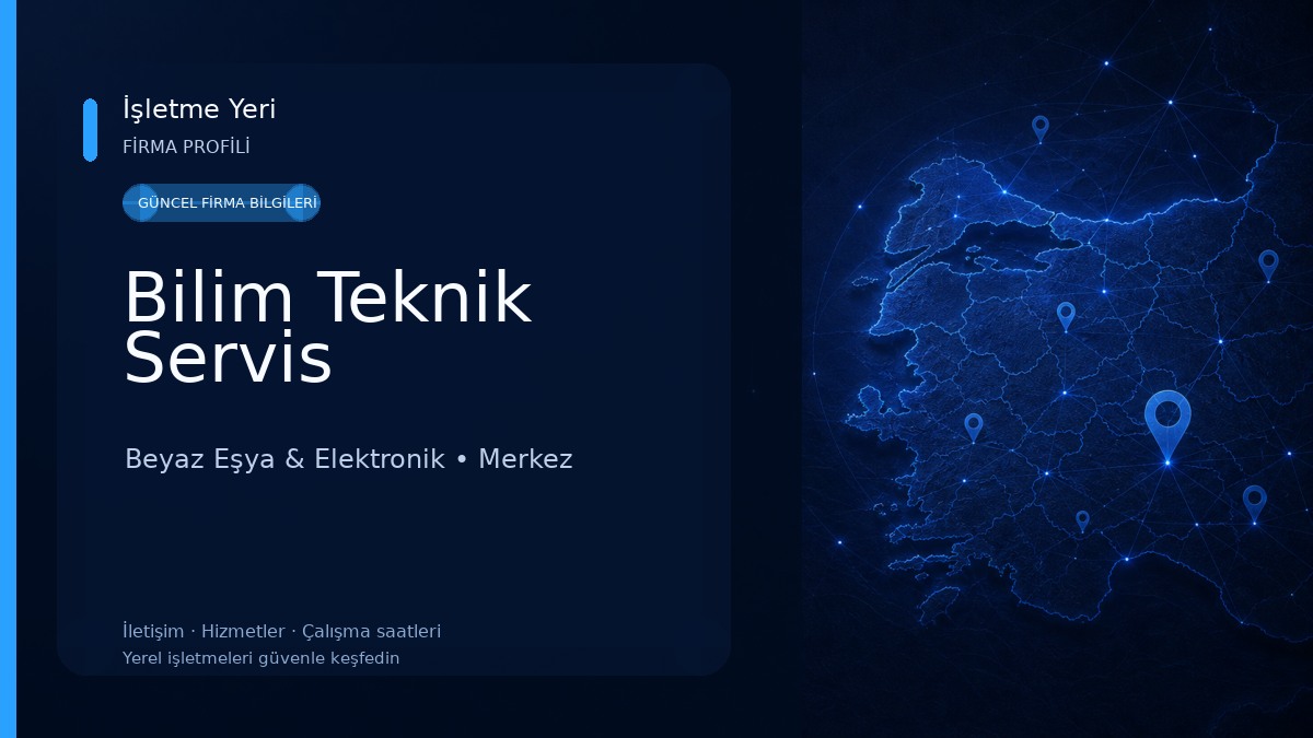 Bilim Teknik Servis Beyaz Eşya & Elektronik