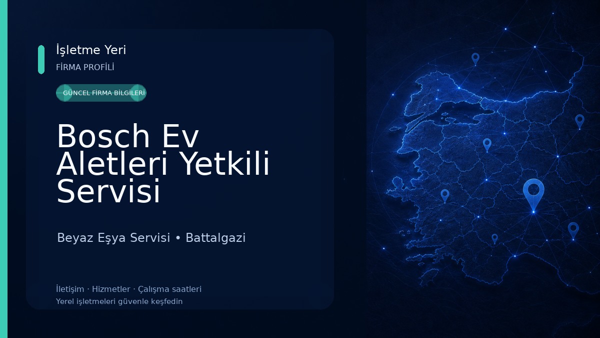 Bosch Ev Aletleri Yetkili Servisi Beyaz Eşya Servisi