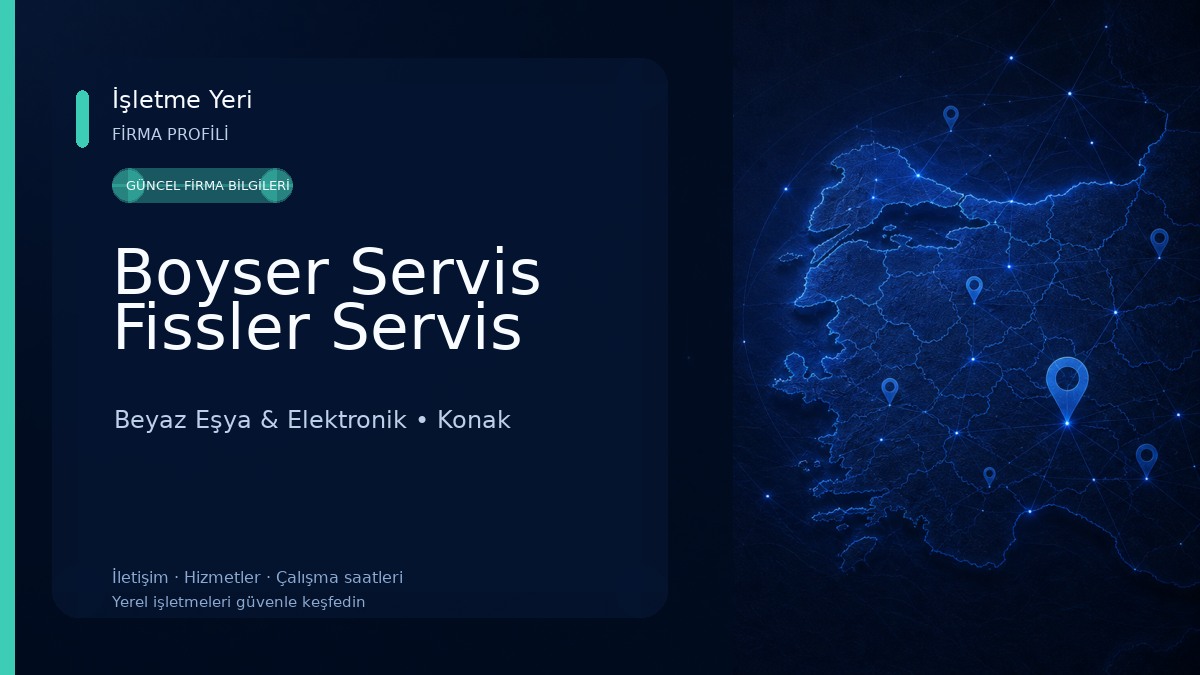 Boyser Servis Fissler Servis Beyaz Eşya & Elektronik