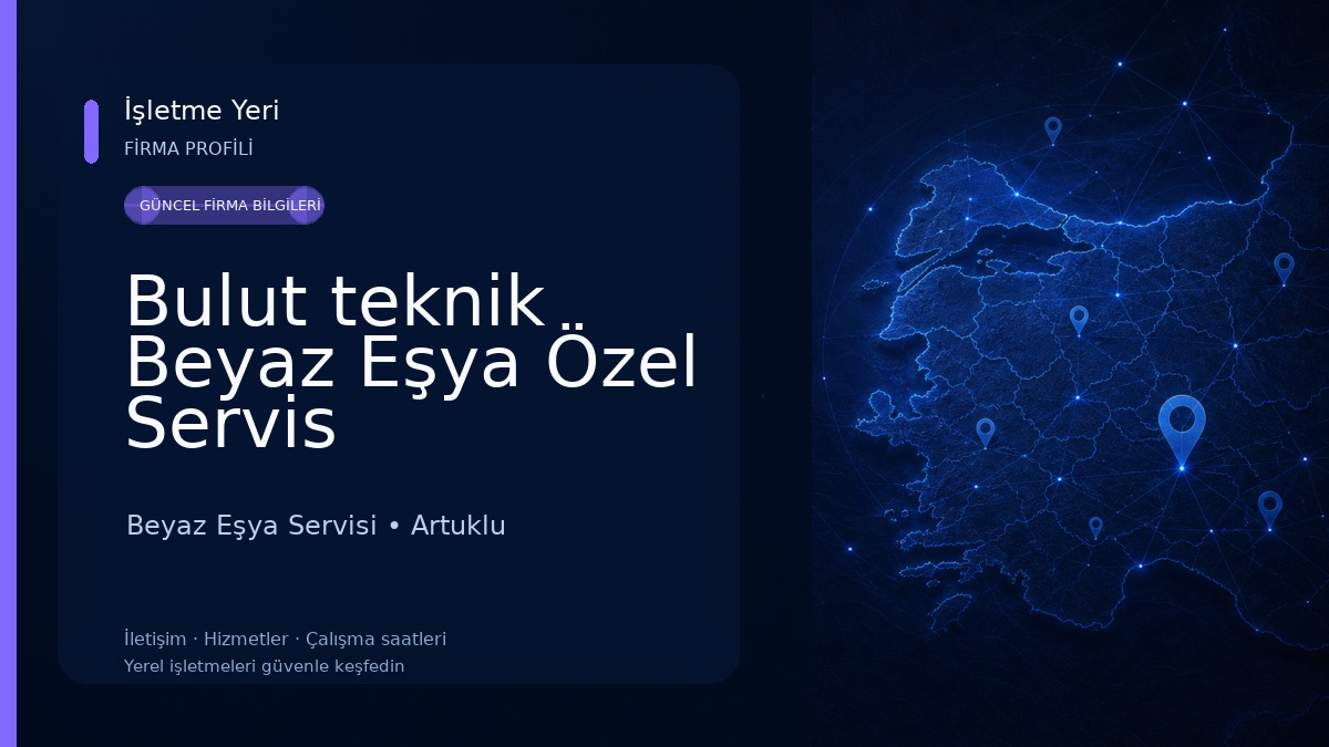 Bulut teknik Beyaz Eşya Özel Servis