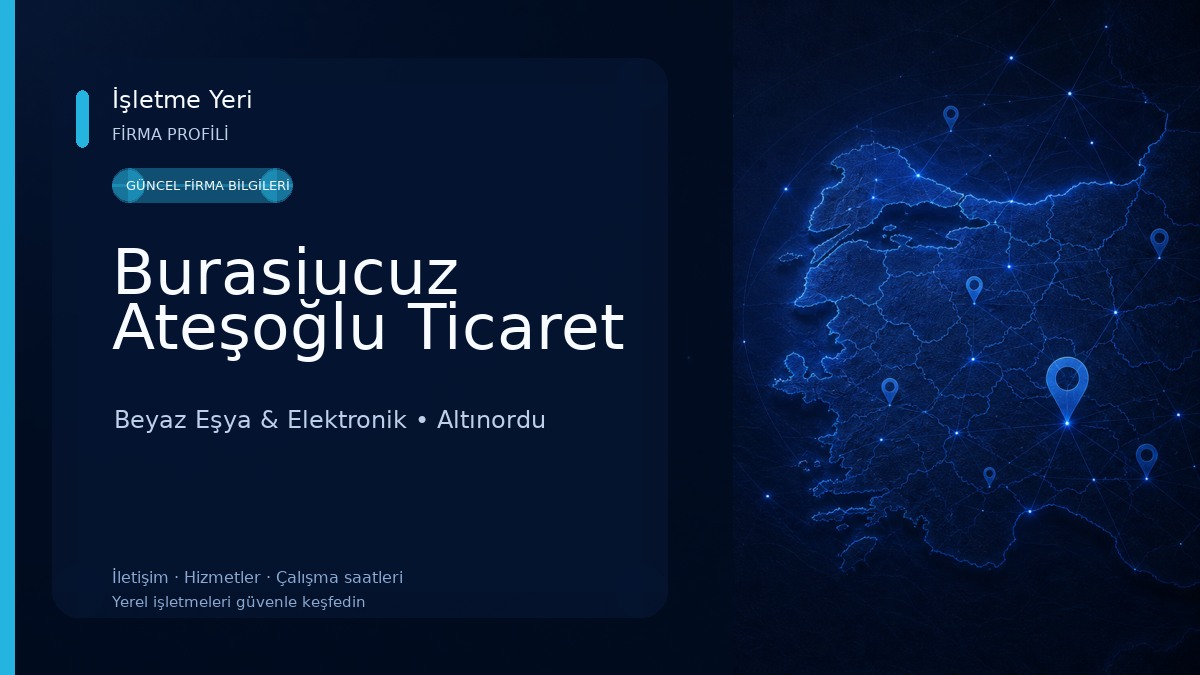 Burasiucuz Ateşoğlu Ticaret Beyaz Eşya & Elektronik