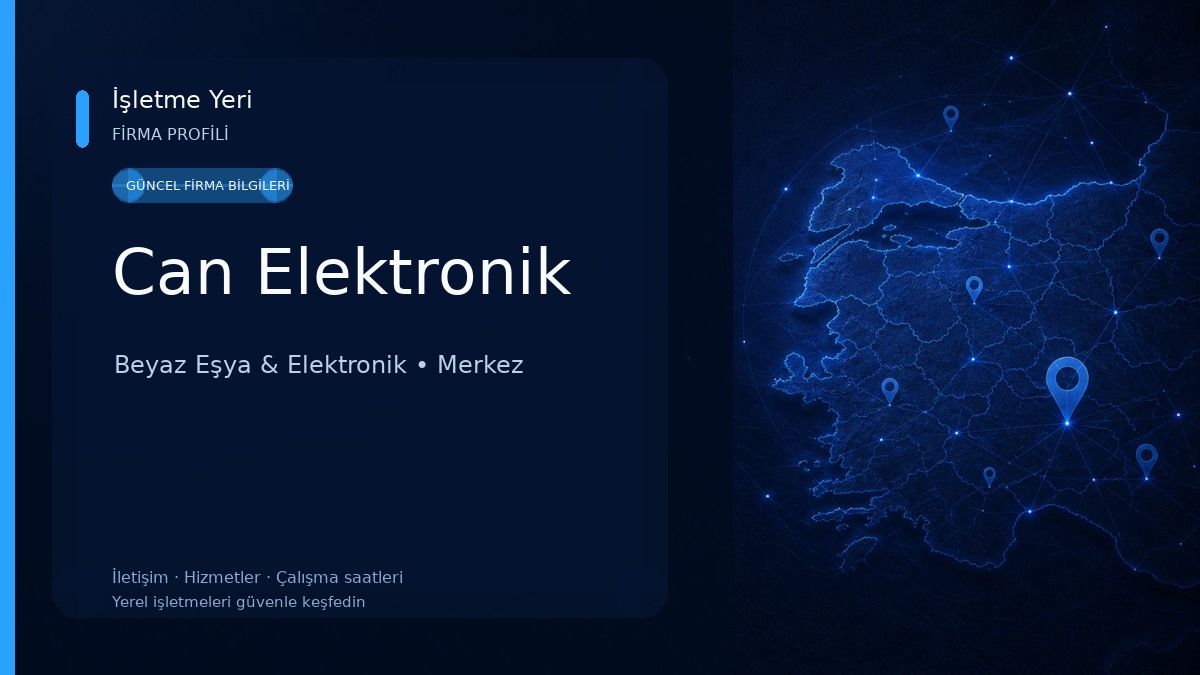 Can Elektronik Beyaz Eşya & Elektronik
