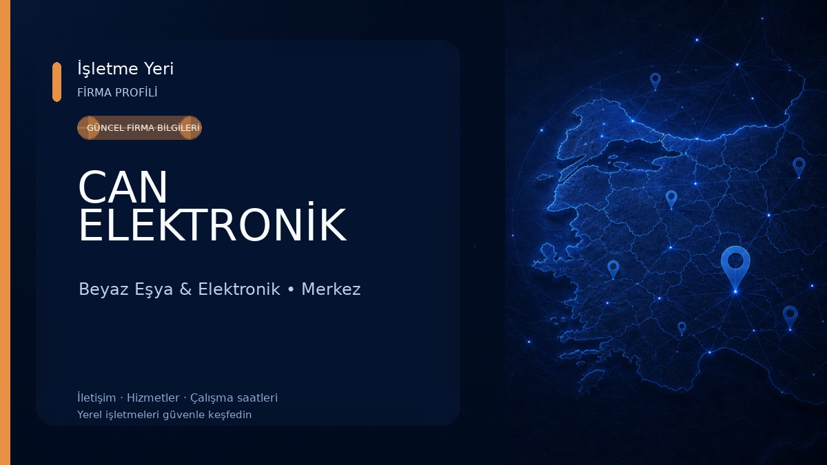 CAN ELEKTRONİK 
