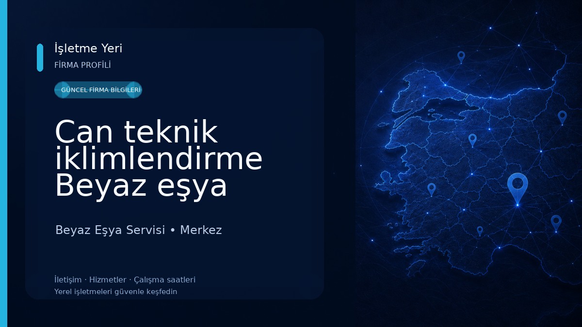 Can teknik iklimlendirme Beyaz eşya Beyaz Eşya Servisi