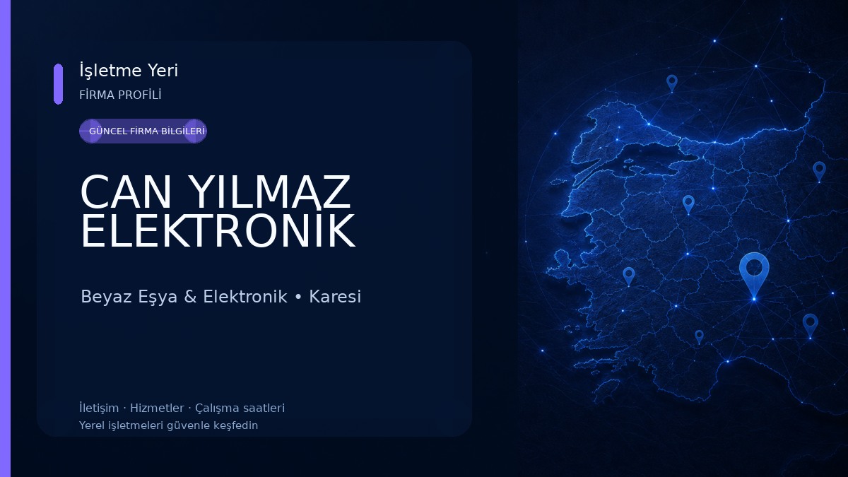CAN YILMAZ ELEKTRONİK
