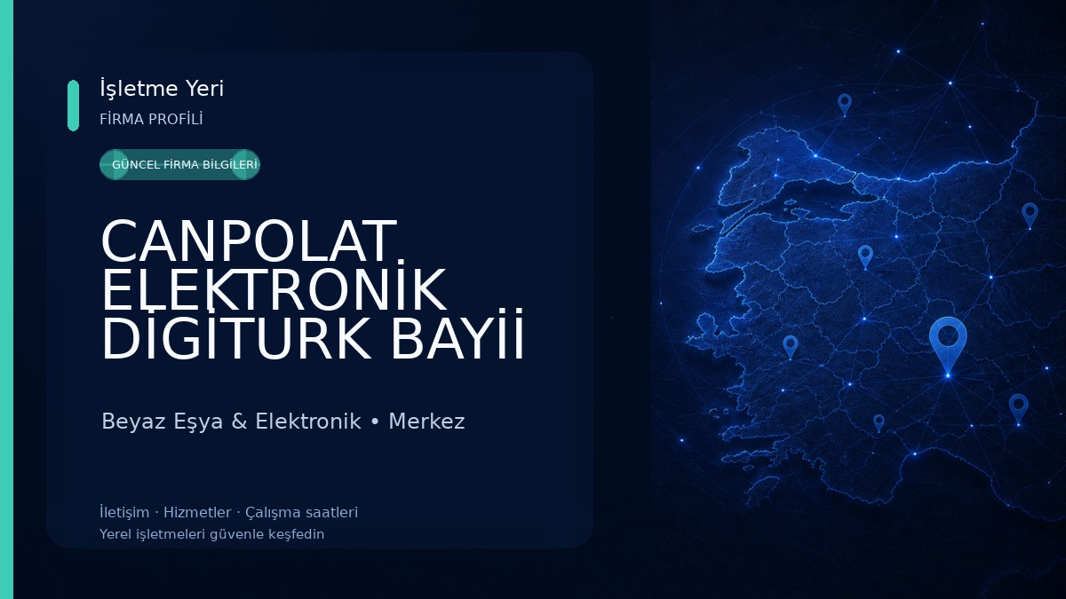 CANPOLAT ELEKTRONİK DİGİTURK BAYİİ ARAS KARGO TESLİMAT NOKTASI Beyaz Eşya & Elektronik