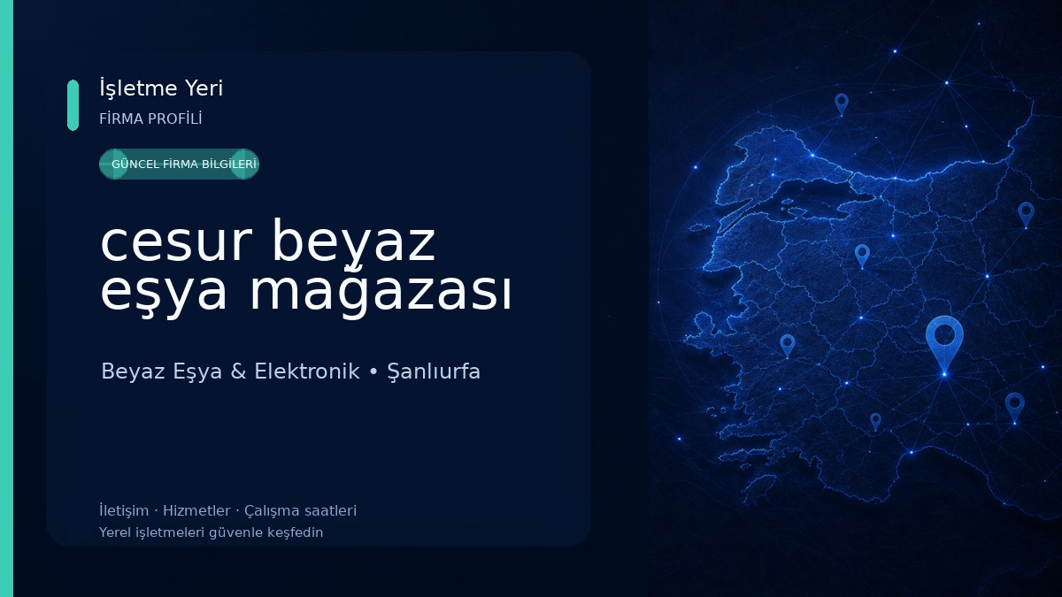 cesur beyaz eşya mağazası